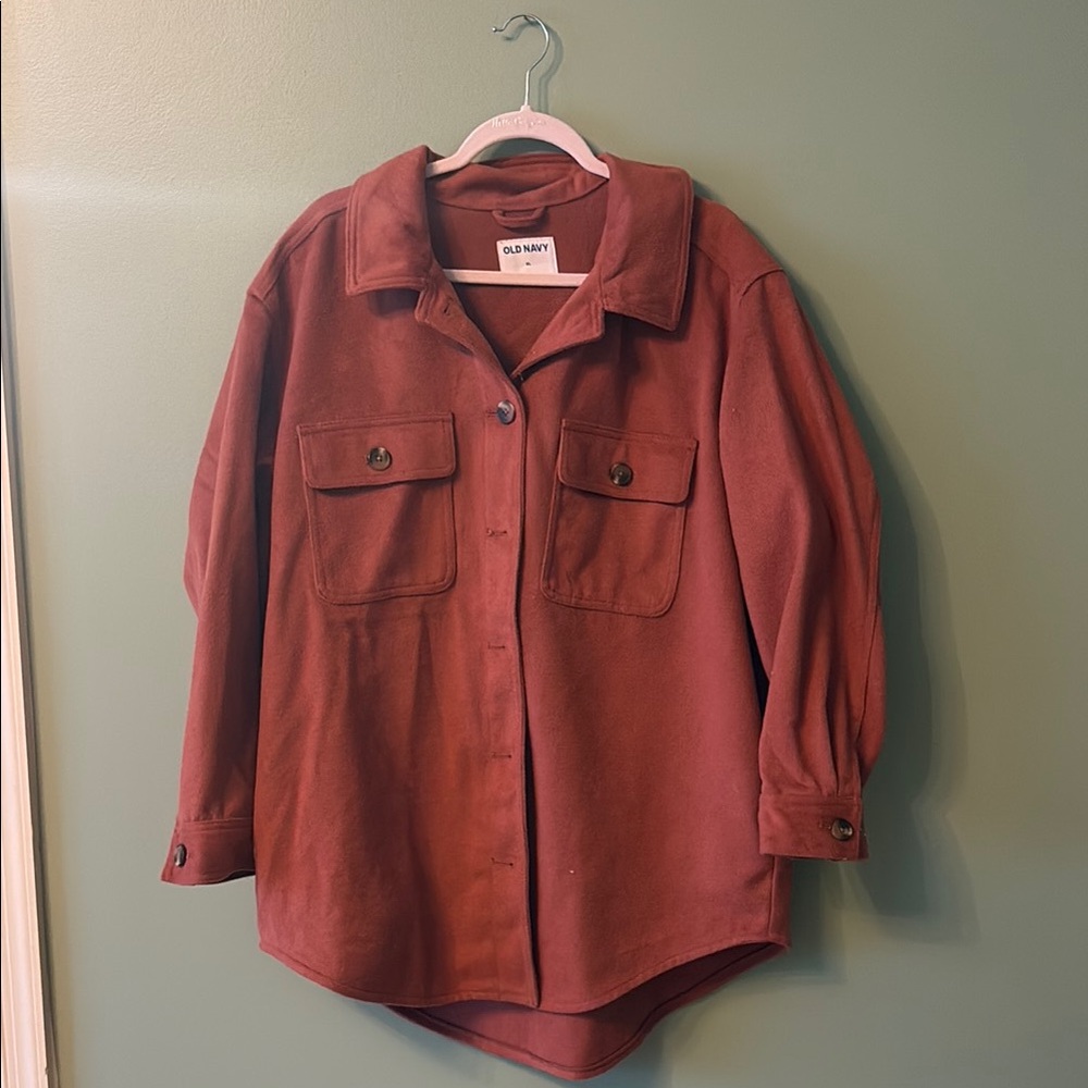 Old Navy Terracotta Shirt Jacket